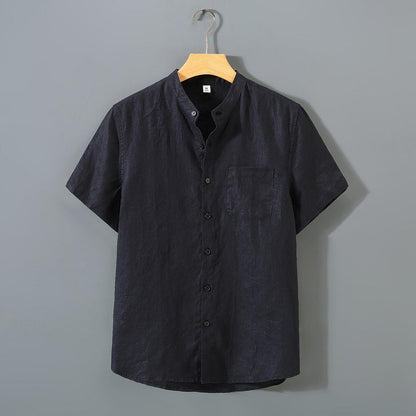 Breathable Linen Short Sleeve Shirt